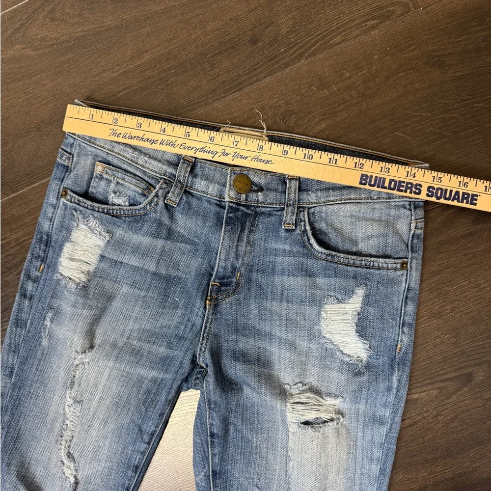 Current Elliott‎ Jeans The Stiletto Jodie Shredded Skinny 27 Distressed Stretch
